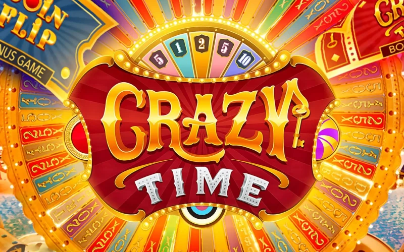 Play Crazy Time on the Stake platform.