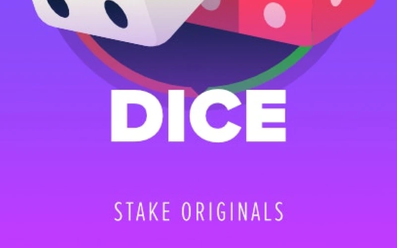 Play the Dice game on the Stake platform.