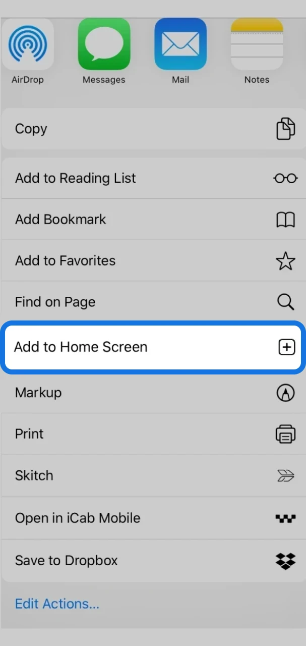 Add the Stake shortcut to your iOS device.