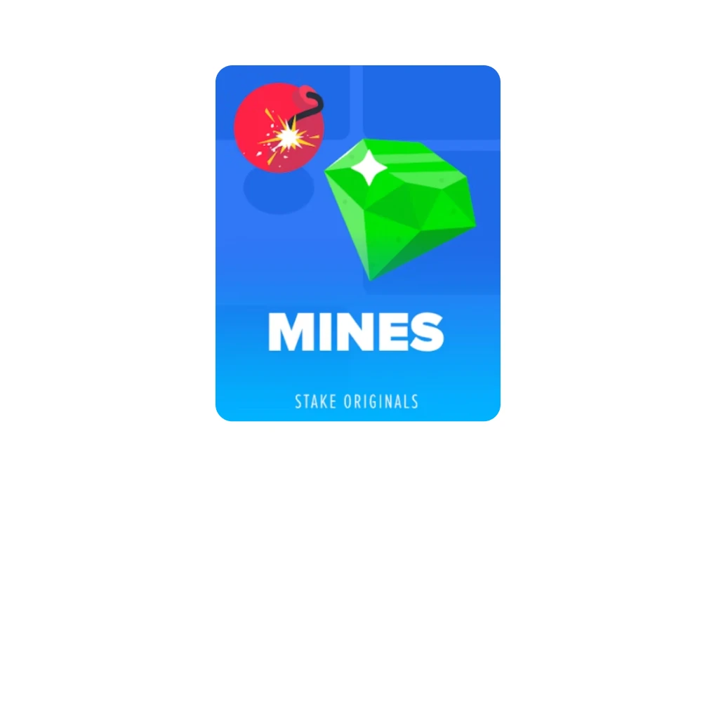 Stake Originals provides the Mines game.
